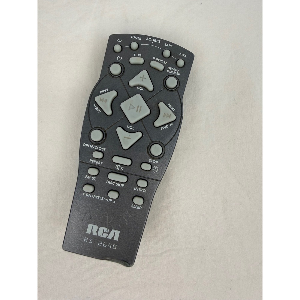 RCA RS 2640 Audio System Remote Control Genuine OEM Tested Working
